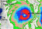 Cyclone Aivu satellite image